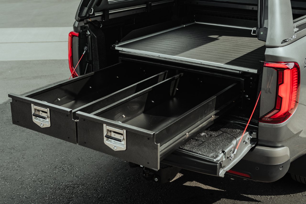 2023 Amarok fitted with a ProTop Drawer System & Bed Slide