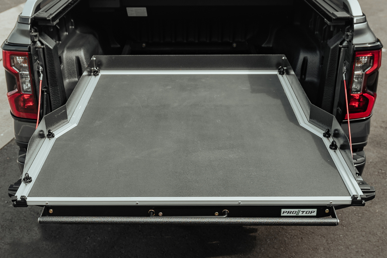 ProTop full-width sliding bed tray